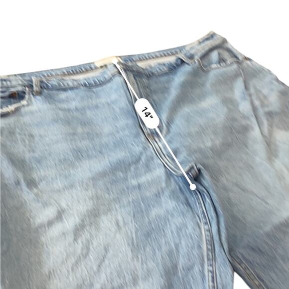 Abercrombie & Fitch Curve Love The 90’s Straight Ultra High Rise Jeans Size 24 - Picture 5 of 7